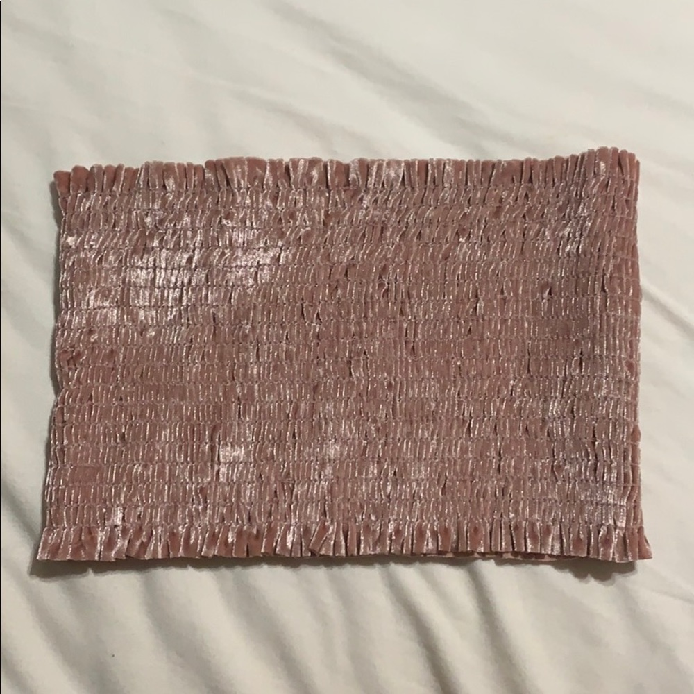 LF velvet tube top
